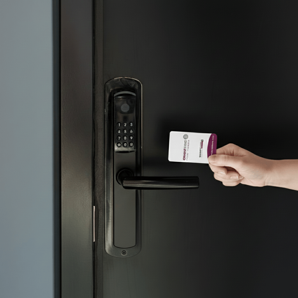 Keycard access on Omnitec lock