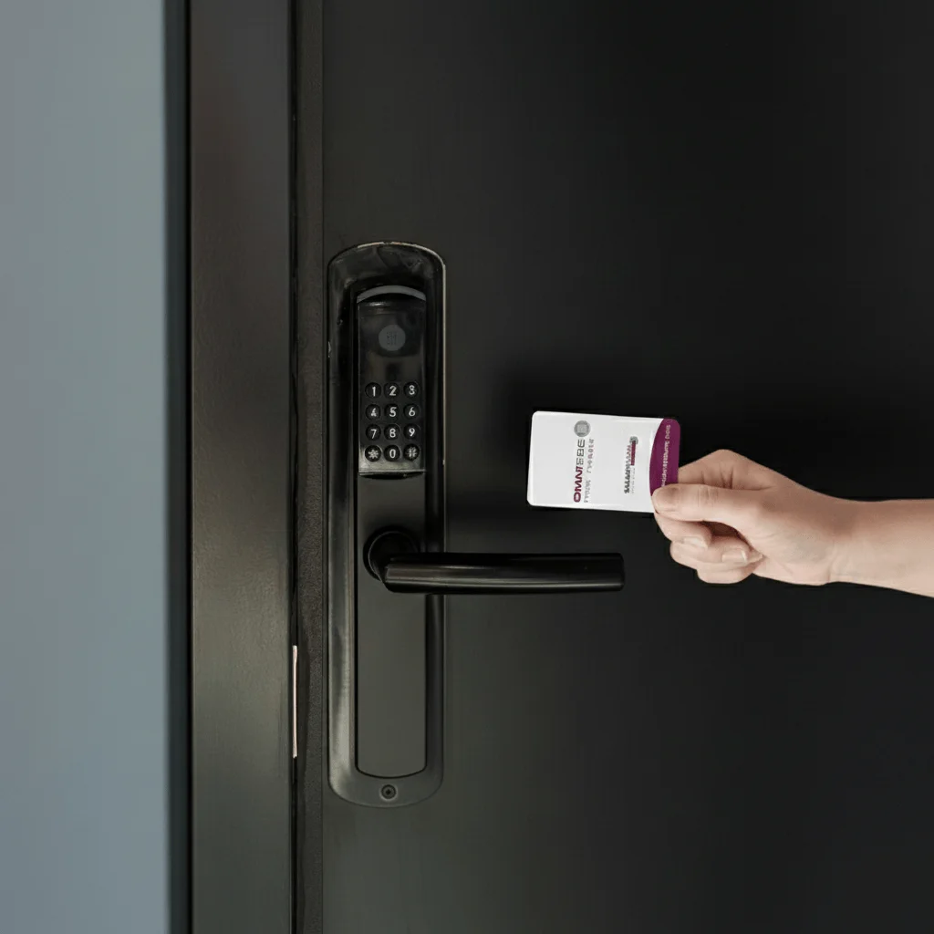 Keycard access on Omnitec lock
